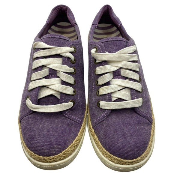 Vionic Women’s Sunny Hattie Purple‎ Canvas Comfort Shoe Sz 8 - Picture 1 of 8